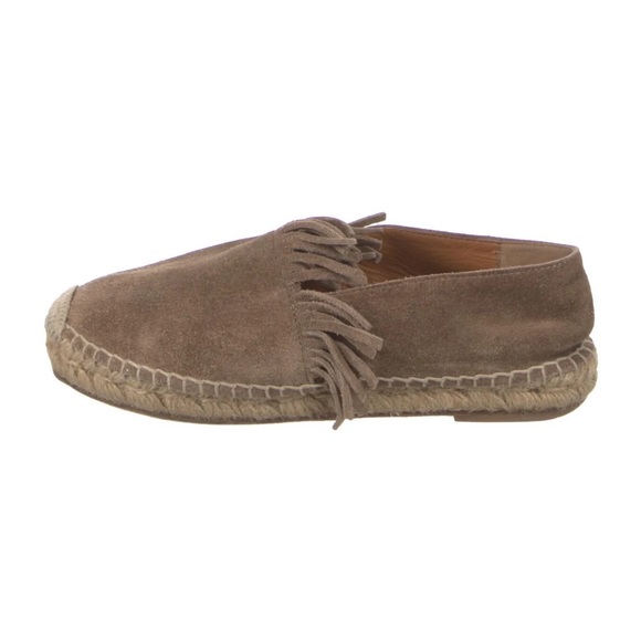 CHLOÉ Chloé Suede Fringe Trim Accent Espadrilles Suede Fringe womens 35 IT 35 - Picture 3 of 8